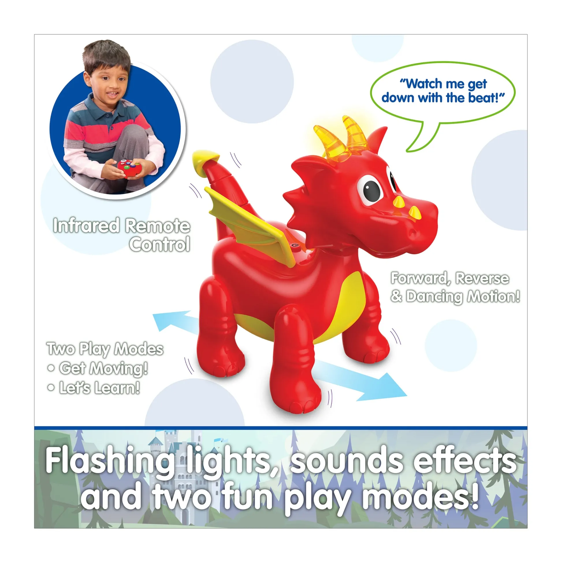 AreYouGame Whimsical Remote Control Dancing Dragon Interactive Toy* Preschool Education Toys & Activities