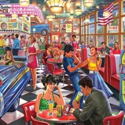 Calendar Holdings, LLC White Mountain Classic American Diner Jigsaw Puzzle - 500 pc* Puzzles