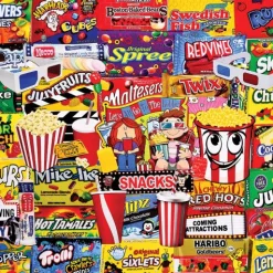 Calendar Holdings, LLC White Mountain Movie Snacks Collage Jigsaw Puzzle - 1000 pc* Puzzles