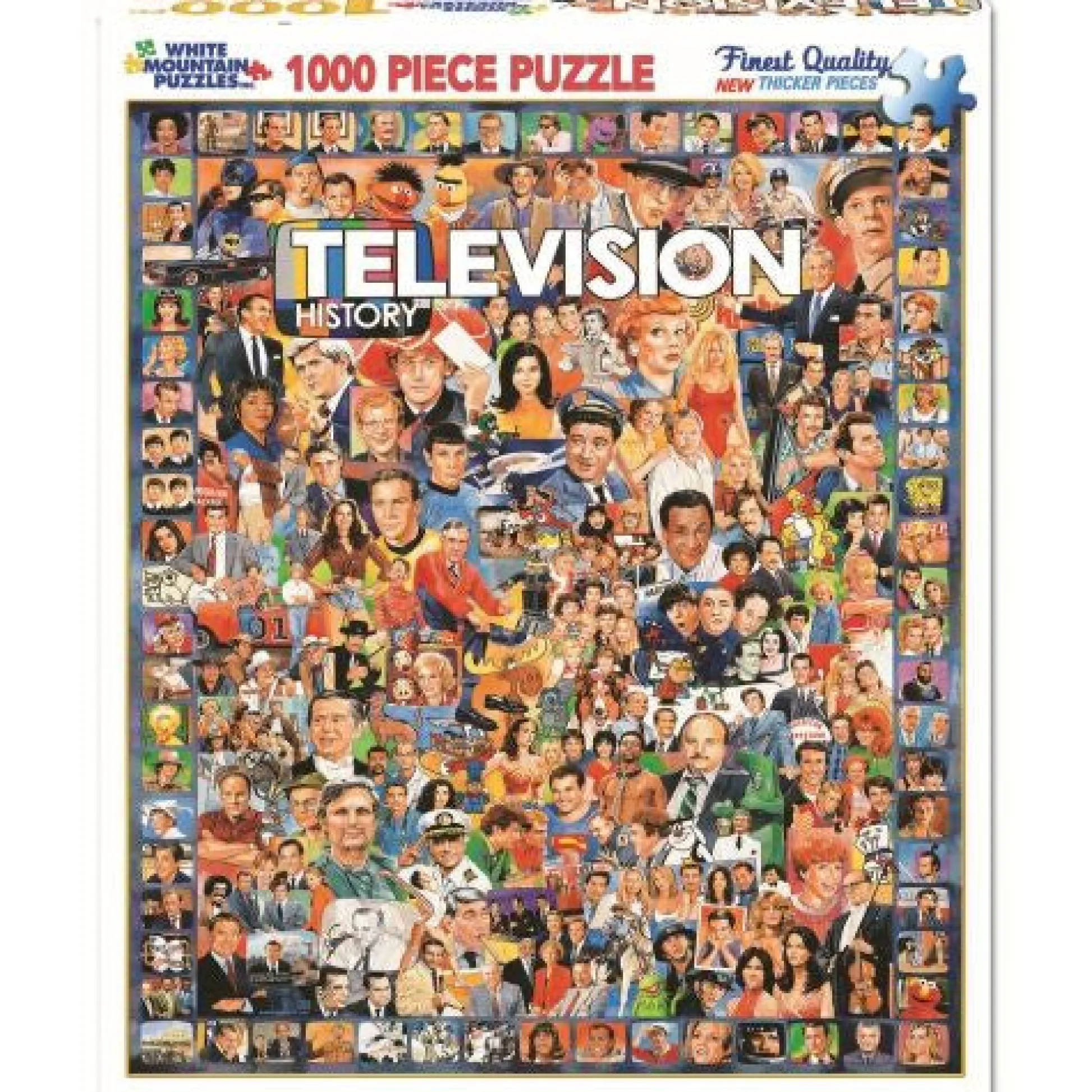 Calendar Holdings, LLC White Mountain Television History Jigsaw Puzzle - 1000 pc* Puzzles