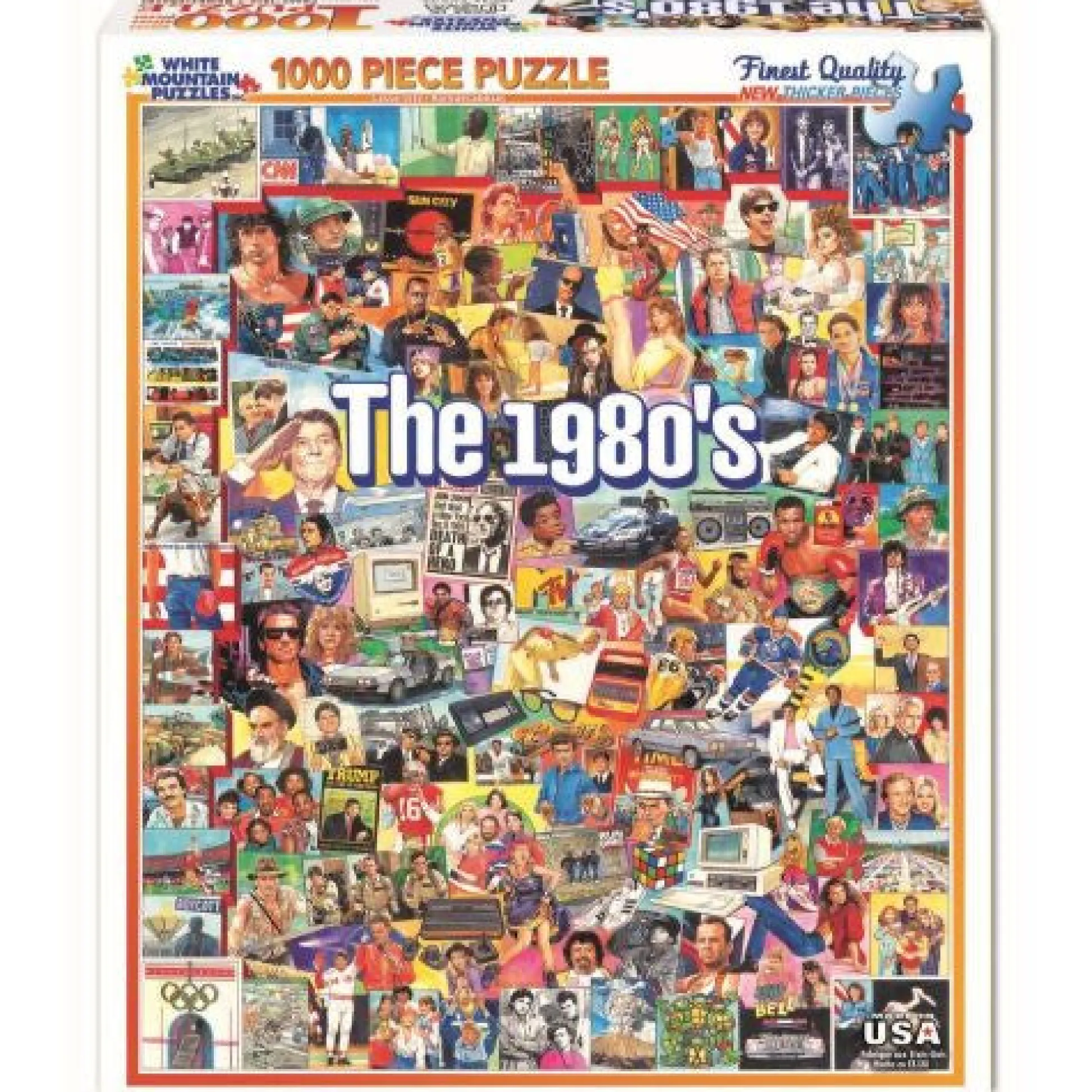 Calendar Holdings, LLC White Mountain 'The 1980s' Retro Jigsaw Puzzle - 1000 pc* Puzzles