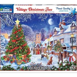 Calendar Holdings, LLC White Mountain Winter Village Christmas Tree Jigsaw Puzzle - 1000 pc* Puzzles