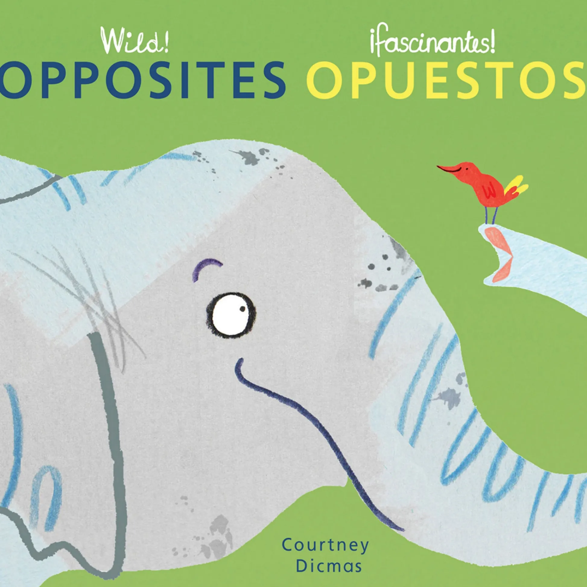 Educators Resource Wild! Concepts Bilingual Board Book Set by Courtney Dicmas, Set of 4*Kids Preschool Education Toys & Activities|Kids Books