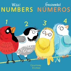 Educators Resource Wild! Concepts Bilingual Board Book Set by Courtney Dicmas, Set of 4*Kids Preschool Education Toys & Activities|Kids Books