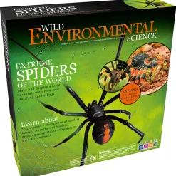 Educators Resource Wild Environmental Science Extreme Spiders Kit - Educational Spider Model Set* Science & Discovery