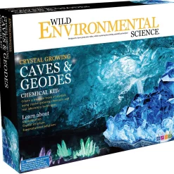 Educators Resource Wild Environmental Science Crystal Caves & Geodes Kit - Grow Stalagmites & More* Science & Discovery