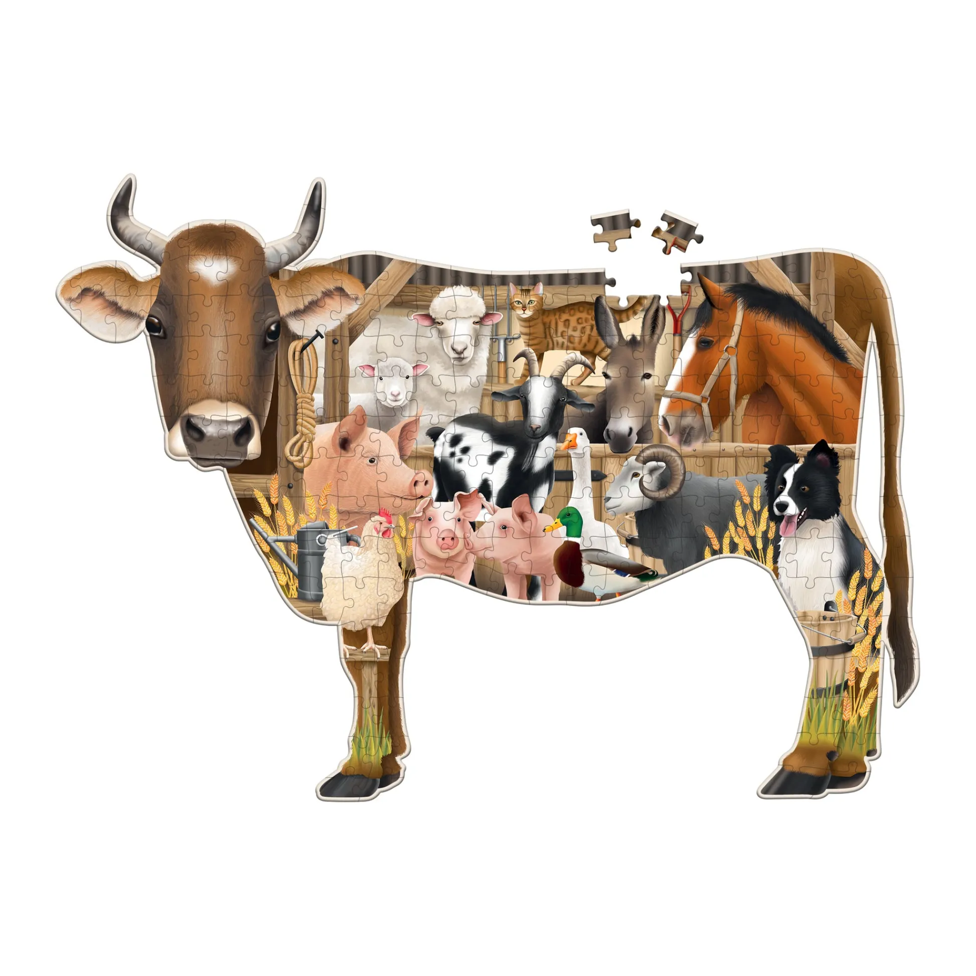 AreYouGame Wildlife World Farm Themed Jigsaw Puzzle - 200 pcs* Puzzles