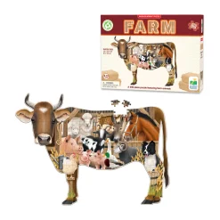 AreYouGame Wildlife World Farm Themed Jigsaw Puzzle - 200 pcs* Puzzles
