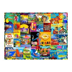 AreYouGame Willow Creek Press Exotic Travels Jigsaw Puzzle - 1000 pc* Puzzles