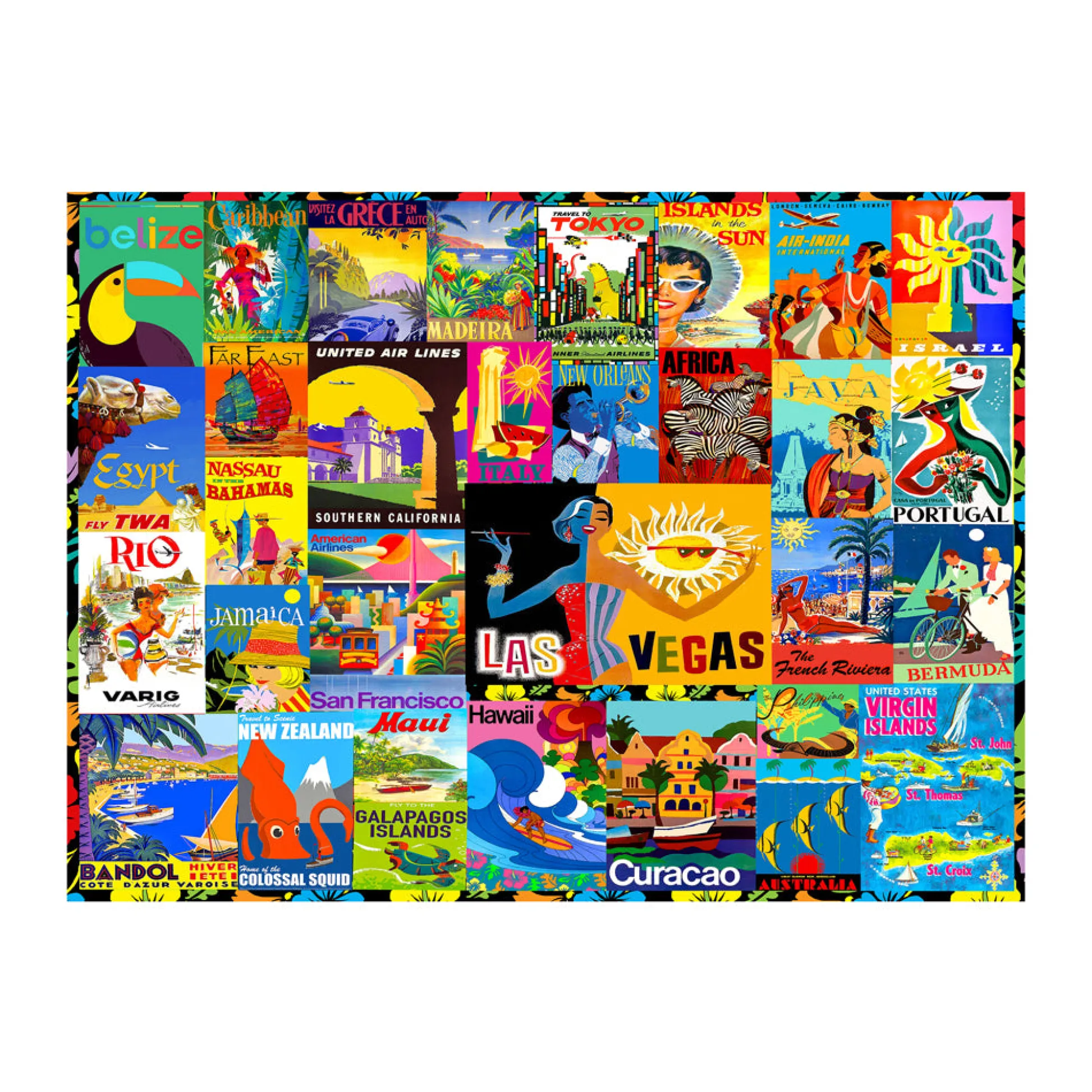 AreYouGame Willow Creek Press Exotic Travels Jigsaw Puzzle - 1000 pc* Puzzles