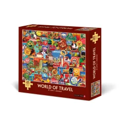 AreYouGame Willow Creek Press World of Travel Jigsaw Puzzle - 1000 pc* Puzzles