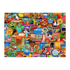 AreYouGame Willow Creek Press World of Travel Jigsaw Puzzle - 1000 pc* Puzzles