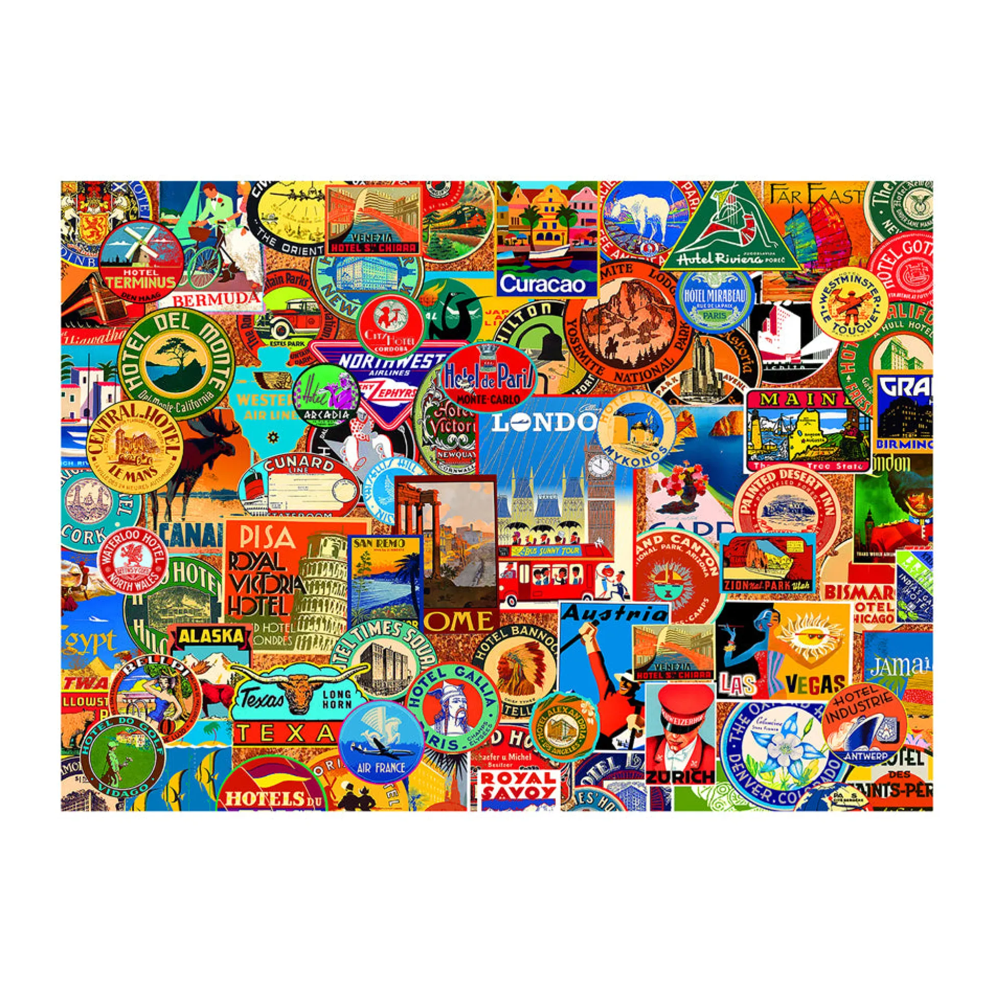 AreYouGame Willow Creek Press World of Travel Jigsaw Puzzle - 1000 pc* Puzzles