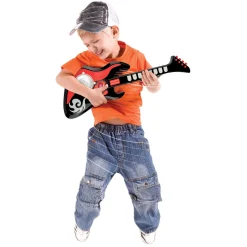 Flat River Group Winfun Cool Sounds Guitar, 8-Key Black & Red Instrument for Ages 3+* Musical & Sound Toys|Musical Toys & Instruments
