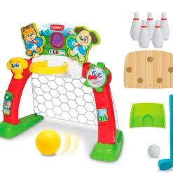 Flat River Group Winfun 4-in-1 Sports Center Toy: Soccer, Basketball, Bowling & Golf* Toy Sports