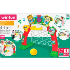Flat River Group Winfun 4-in-1 Sports Center Toy: Soccer, Basketball, Bowling & Golf* Toy Sports