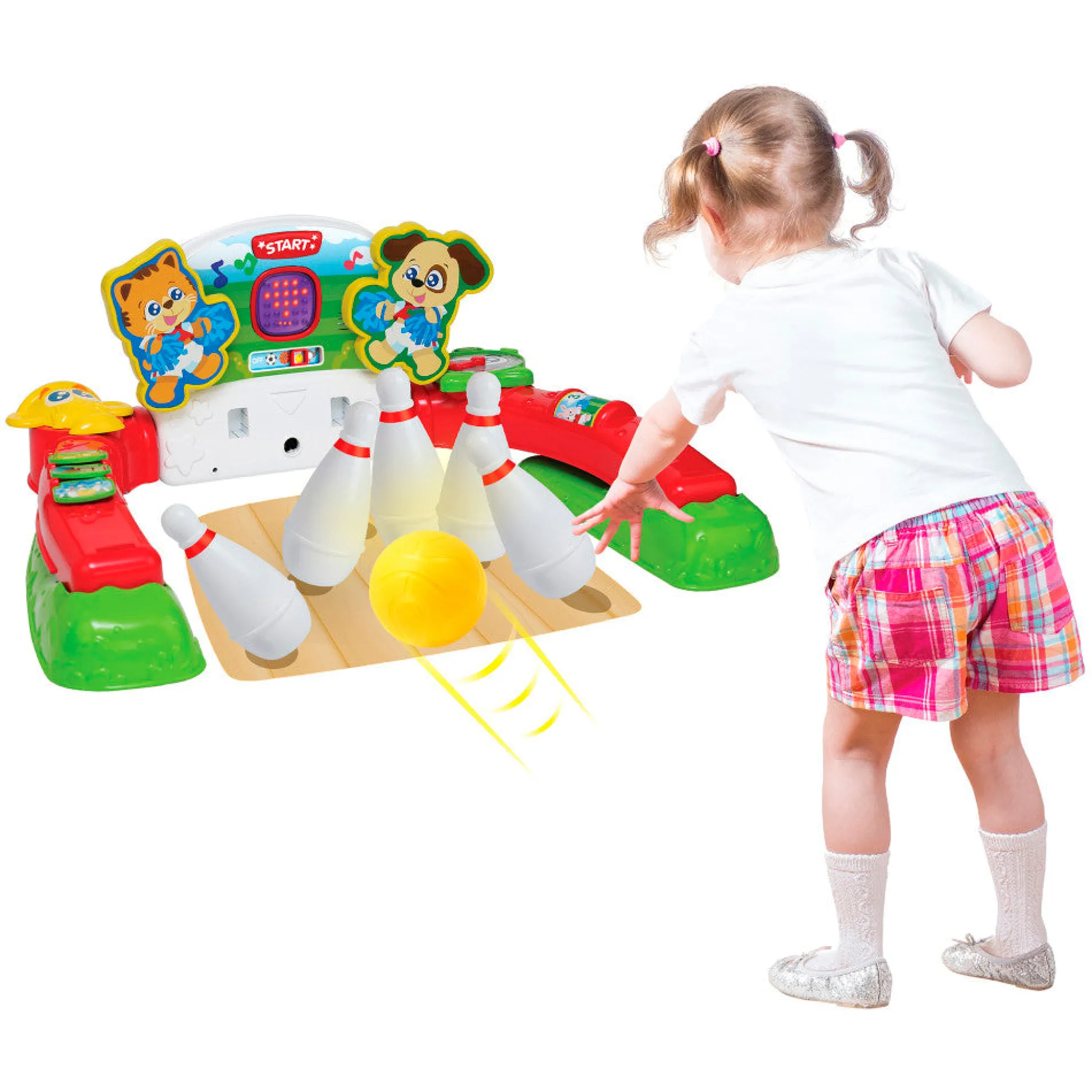 Flat River Group Winfun 4-in-1 Sports Center Toy: Soccer, Basketball, Bowling & Golf* Toy Sports