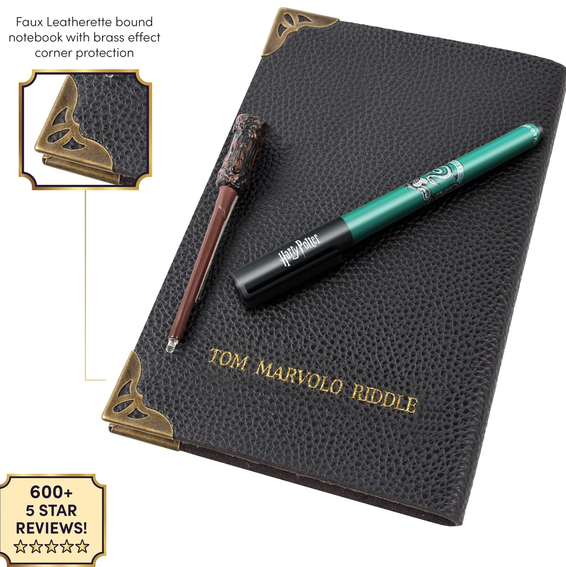 Flat River Group Wizarding World Harry Potter Tom Riddle's Diary Set with Slytherin UV Pen & Magic Wand* Miniature & Collectible Dolls|Stuffed Animals & Plush Toys