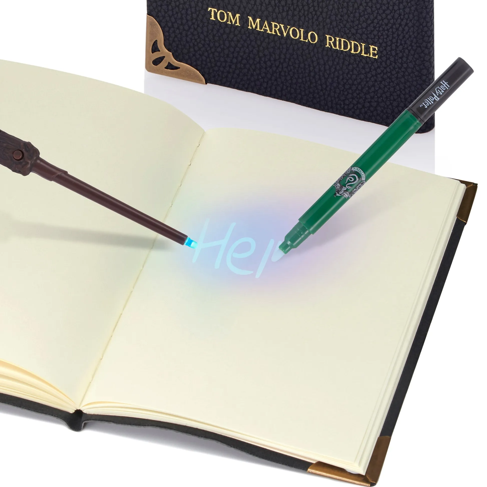 Flat River Group Wizarding World Harry Potter Tom Riddle's Diary Set with Slytherin UV Pen & Magic Wand* Miniature & Collectible Dolls|Stuffed Animals & Plush Toys
