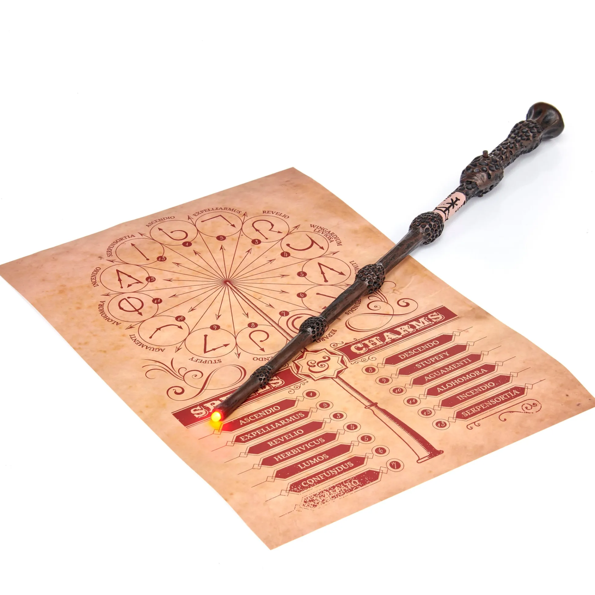 Flat River Group Wizarding World Harry Potter Elder Wand 14" Deluxe Lumos LED Collectible* Action Figures