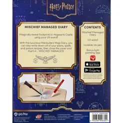 Flat River Group Wizarding World Mischief Managed Diary with Marauders Map & UV Wand* Dress Up