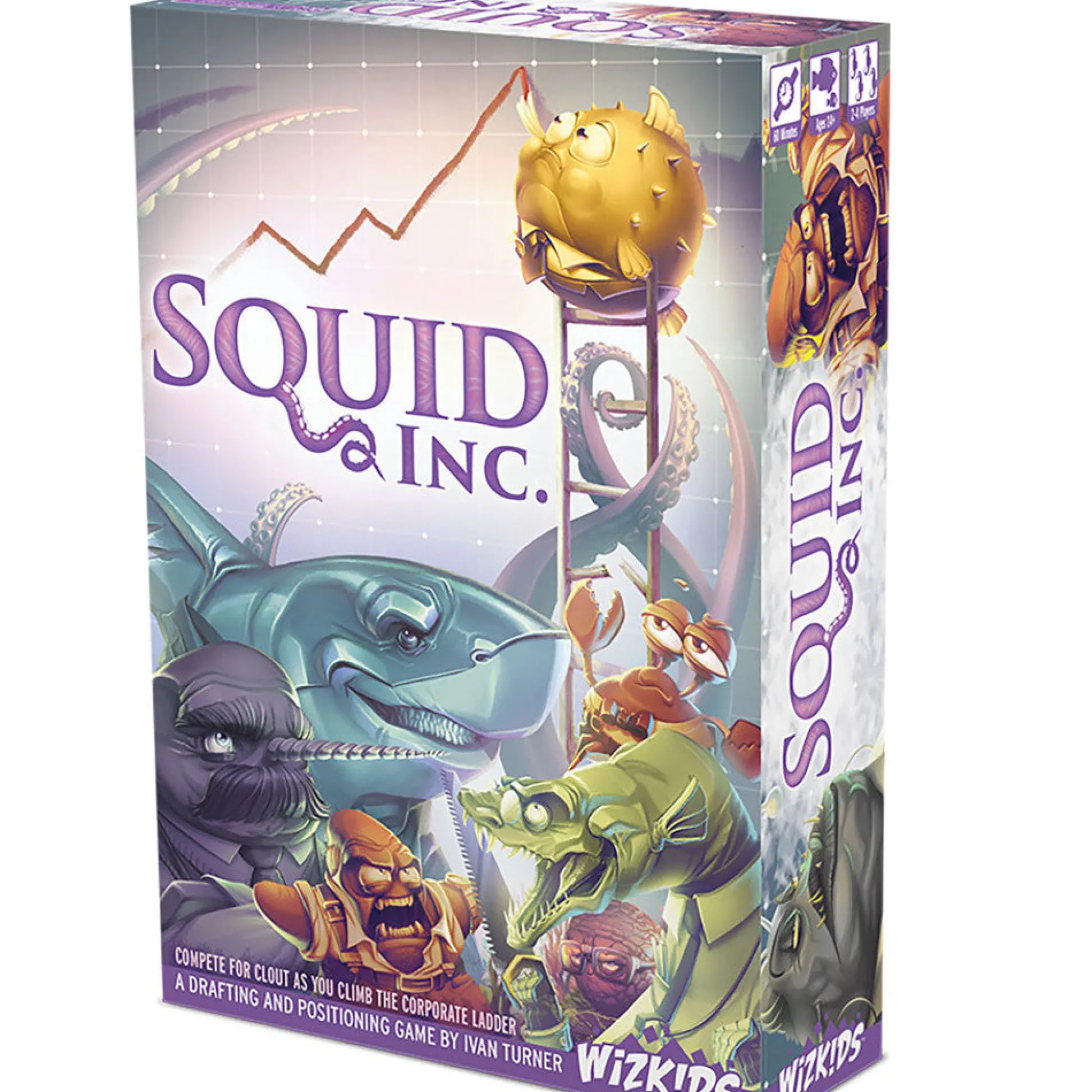 Flat River Group Wizkids Squid Inc. Corporate Ladder Strategy Board Game* Board Games|Role-Playing Games