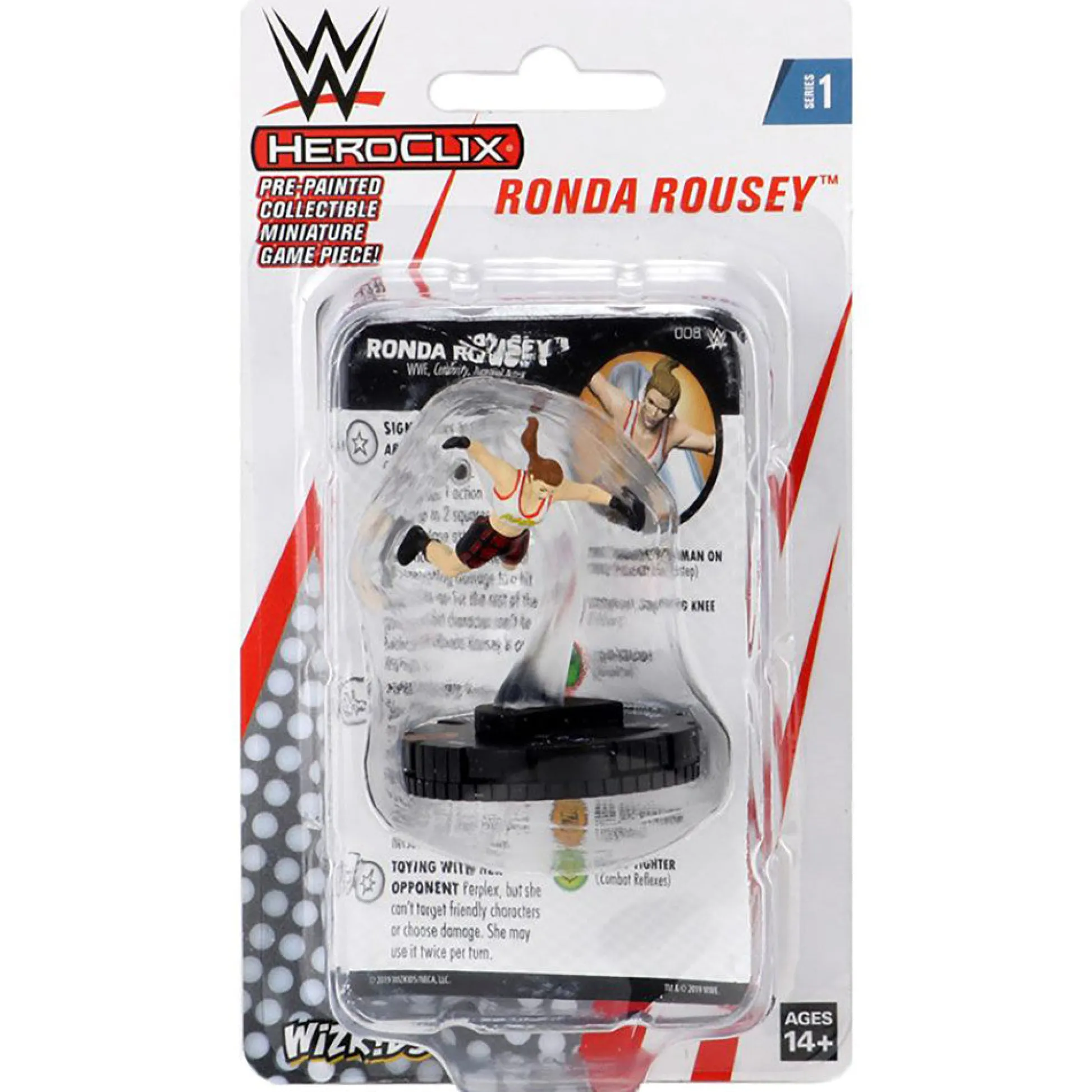 Flat River Group WizKids WWE HeroClix Ronda Rousey Miniatures Game Expansion Pack* Miniature Figures & Games