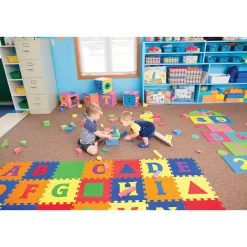 Educators Resource WonderFoam Hopscotch Play Mat Adventure, 26 Bright Pieces* Preschool Education Toys & Activities