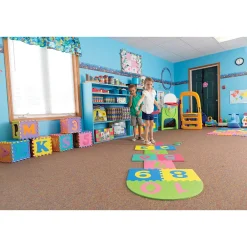 Educators Resource WonderFoam Hopscotch Play Mat Adventure, 26 Bright Pieces* Preschool Education Toys & Activities