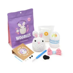 Calendar Holdings, LLC Woobles Bunny Beginner-Friendly Crochet Kit* Crafts & Activities