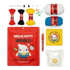 Calendar Holdings, LLC Woobles Hello Kitty Beginner Crochet Kit* Crafts & Activities