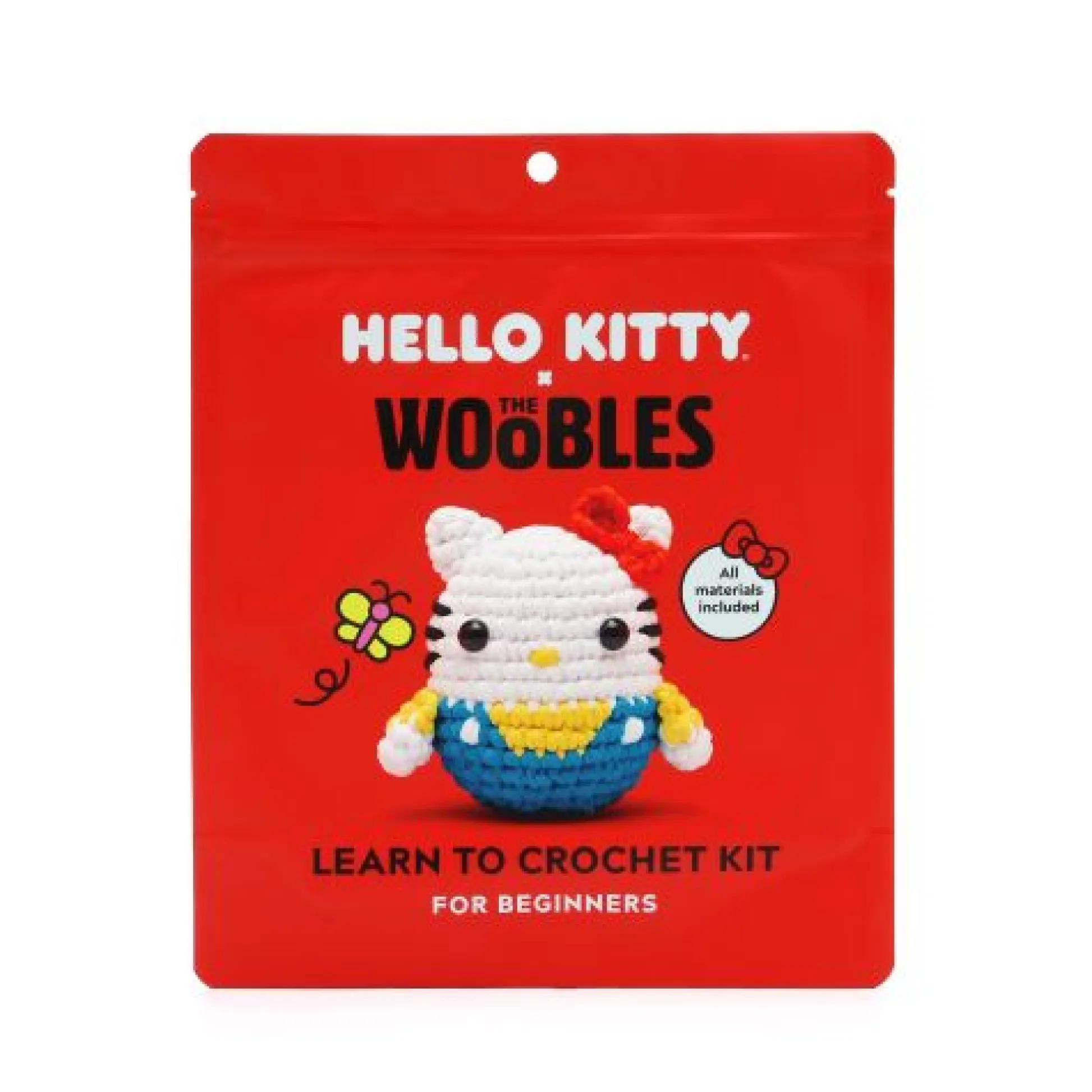 Calendar Holdings, LLC Woobles Hello Kitty Beginner Crochet Kit* Crafts & Activities