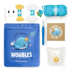 Calendar Holdings, LLC Woobles Narwhal Beginner's Delight Crochet Kit* Crafts & Activities