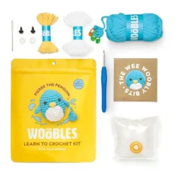 Calendar Holdings, LLC Woobles Penguin Beginner-Friendly Crochet Kit* Crafts & Activities