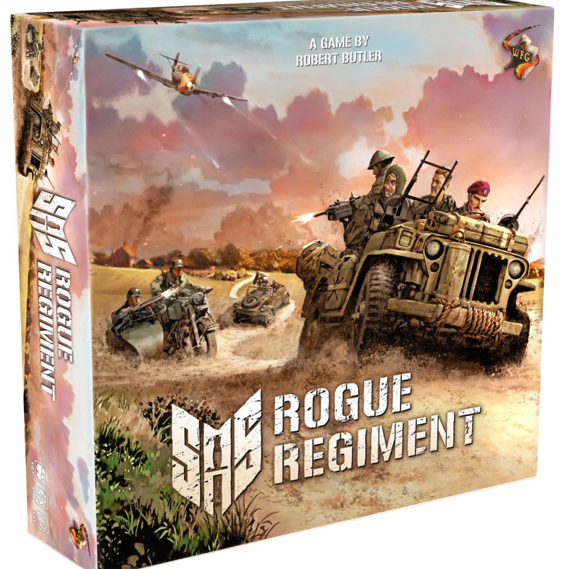 Flat River Group Word Forge Games: SAS Rogue Regiment Core Game - Strategic WW2 Stealth Play for 1-4 Players* Strategy Games