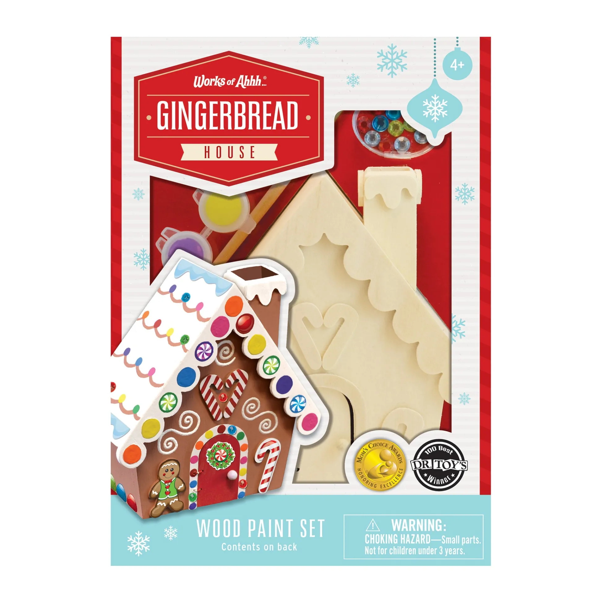 AreYouGame Works of Ahhh Gingerbread House Wood Painting Craft Kit* Crafts & Activities