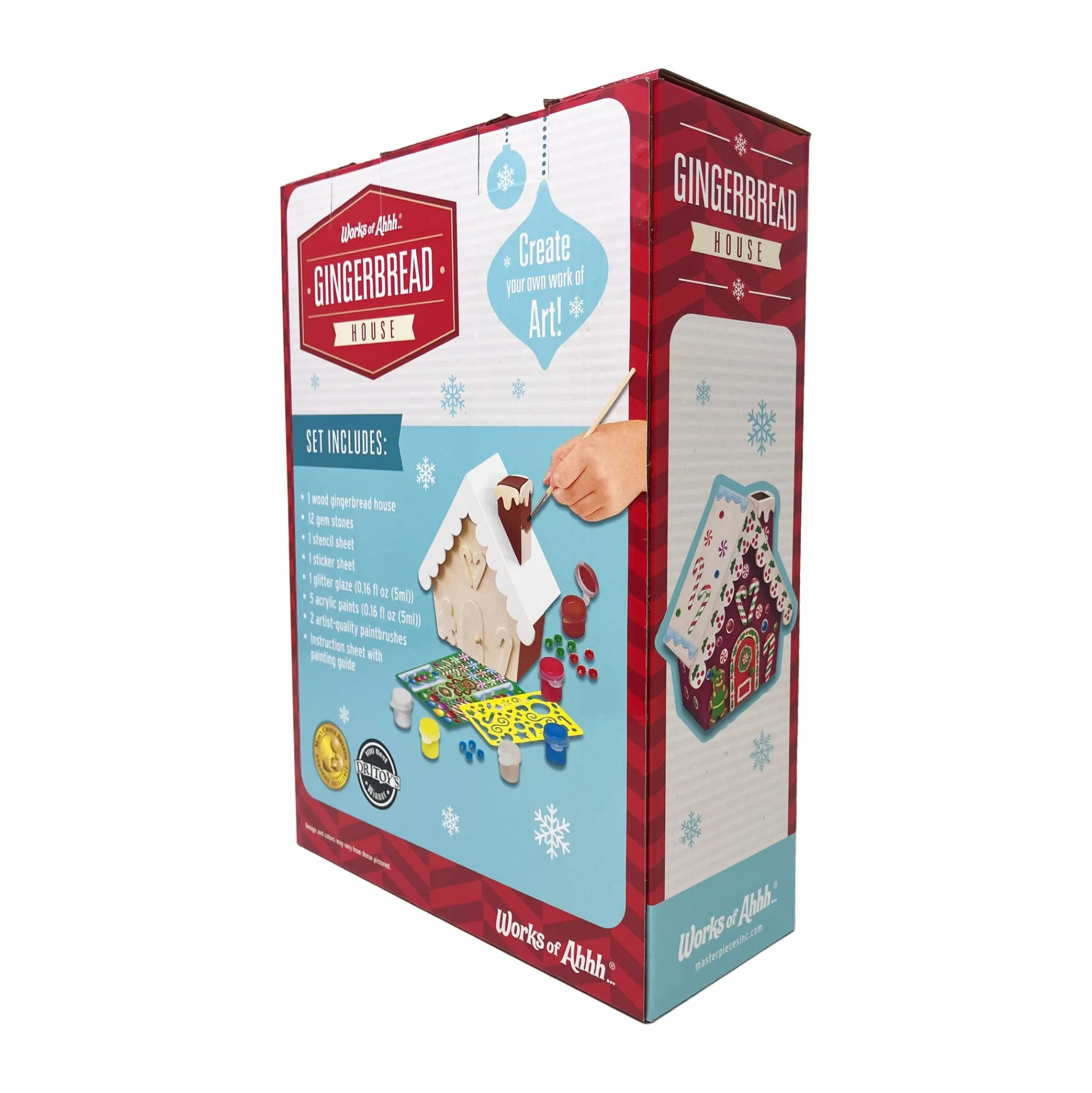 AreYouGame Works of Ahhh Gingerbread House Wood Painting Craft Kit* Crafts & Activities