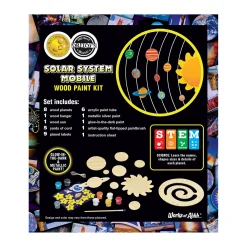 AreYouGame Works of Ahhh... NASA Solar System Mobile Wood Paint Kit* Drawing, Color & Painting