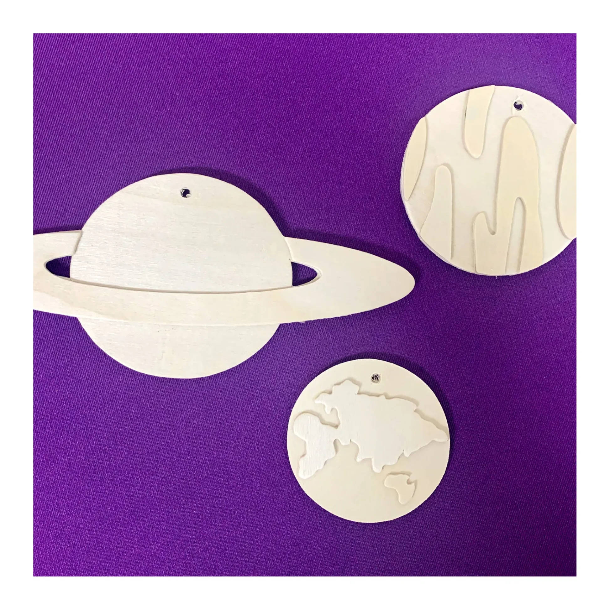 AreYouGame Works of Ahhh... NASA Solar System Mobile Wood Paint Kit* Drawing, Color & Painting