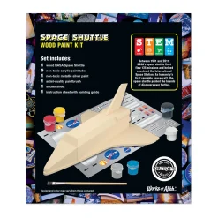 AreYouGame Works of Ahhh... NASA Space Shuttle Discovery Wood Paint Kit* Drawing, Color & Painting