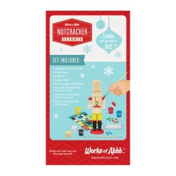 AreYouGame Works of Ahhh Nutcracker Drummer Wood Paint Kit - Craft Set* Drawing, Color & Painting