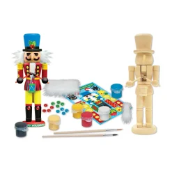 AreYouGame Works of Ahhh Nutcracker Drummer Wood Paint Kit - Craft Set* Drawing, Color & Painting
