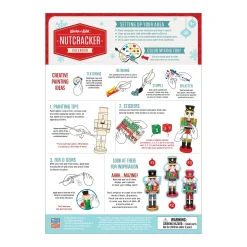 AreYouGame Works of Ahhh Nutcracker Calendar Wood Paint Set - Holiday Craft Kit* Crafts & Activities