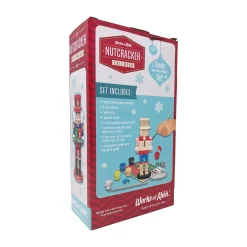 AreYouGame Works of Ahhh Nutcracker Calendar Wood Paint Set - Holiday Craft Kit* Crafts & Activities
