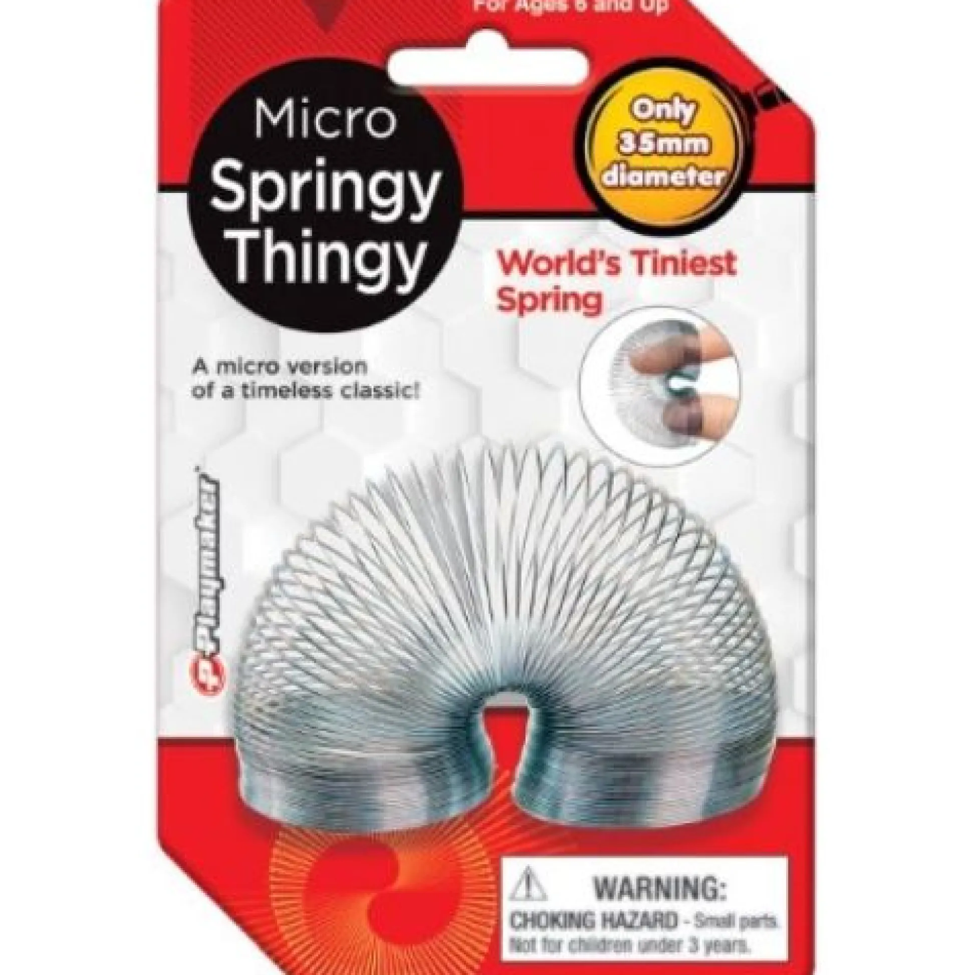 Calendar Holdings, LLC World's Tiniest Springy Thingy: Pocket-Sized Bouncing Fun* Miniature Figures & Games