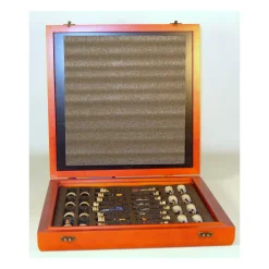 AreYouGame WorldWise Imports Civil War Generals 3.25-inch Chess Set with Cherry Stained Chest Board* Board Games|Role-Playing Games