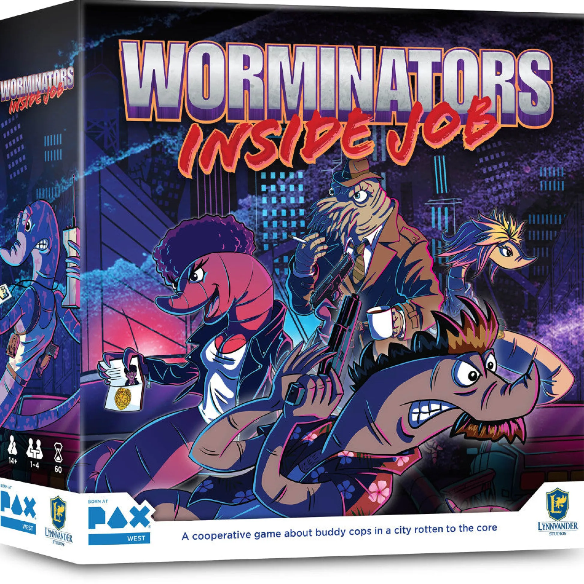 Flat River Group Worminators: Inside Job - Cooperative Detective Board Game* Board Games|Role-Playing Games
