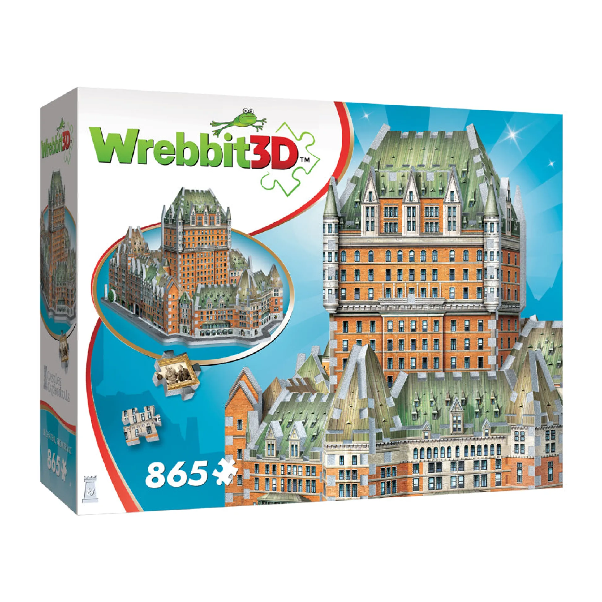 AreYouGame Wrebbit Castles & Cathedrals Le Chateau Frontenac 3D Puzzle - 865 pc* Puzzles