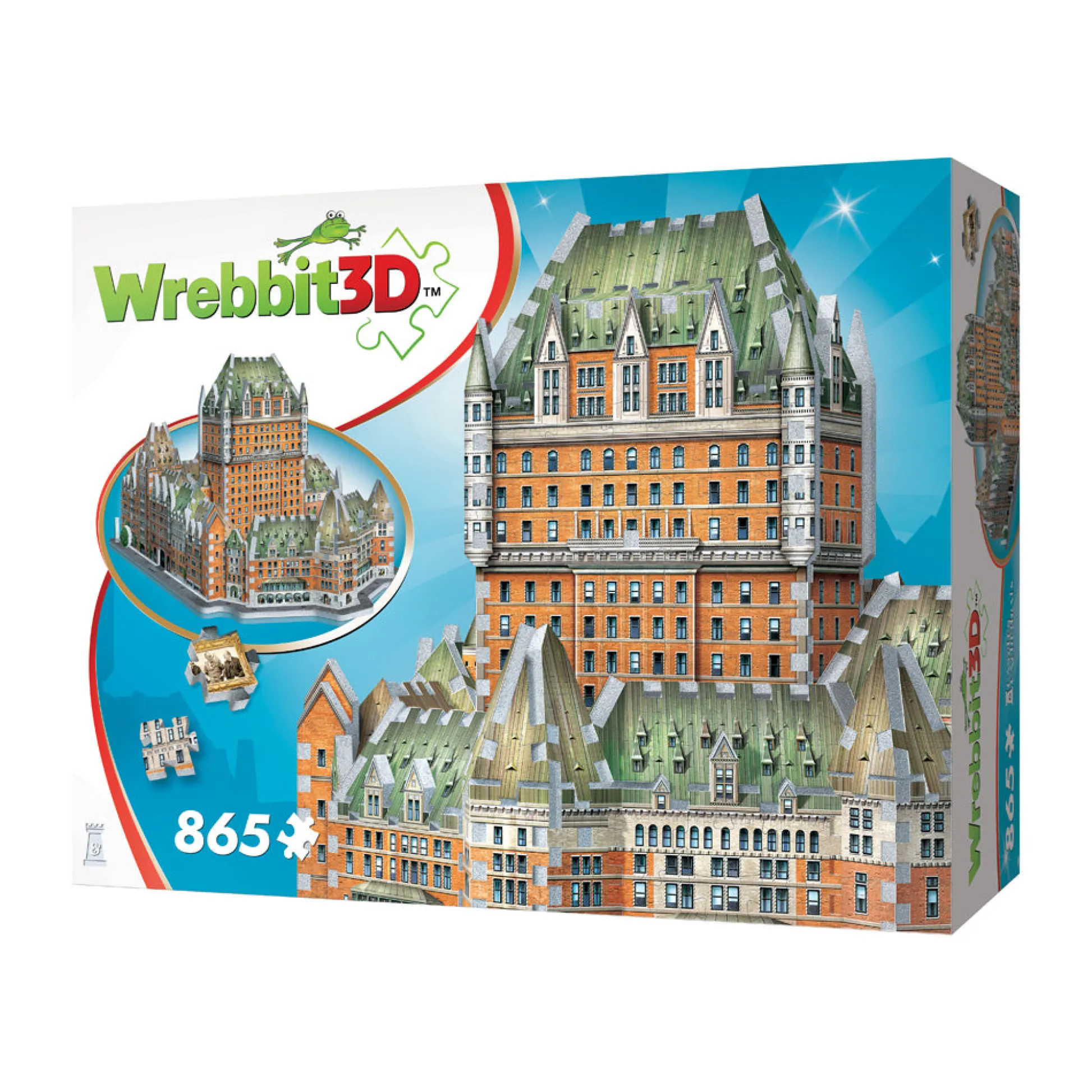 AreYouGame Wrebbit Castles & Cathedrals Le Chateau Frontenac 3D Puzzle - 865 pc* Puzzles