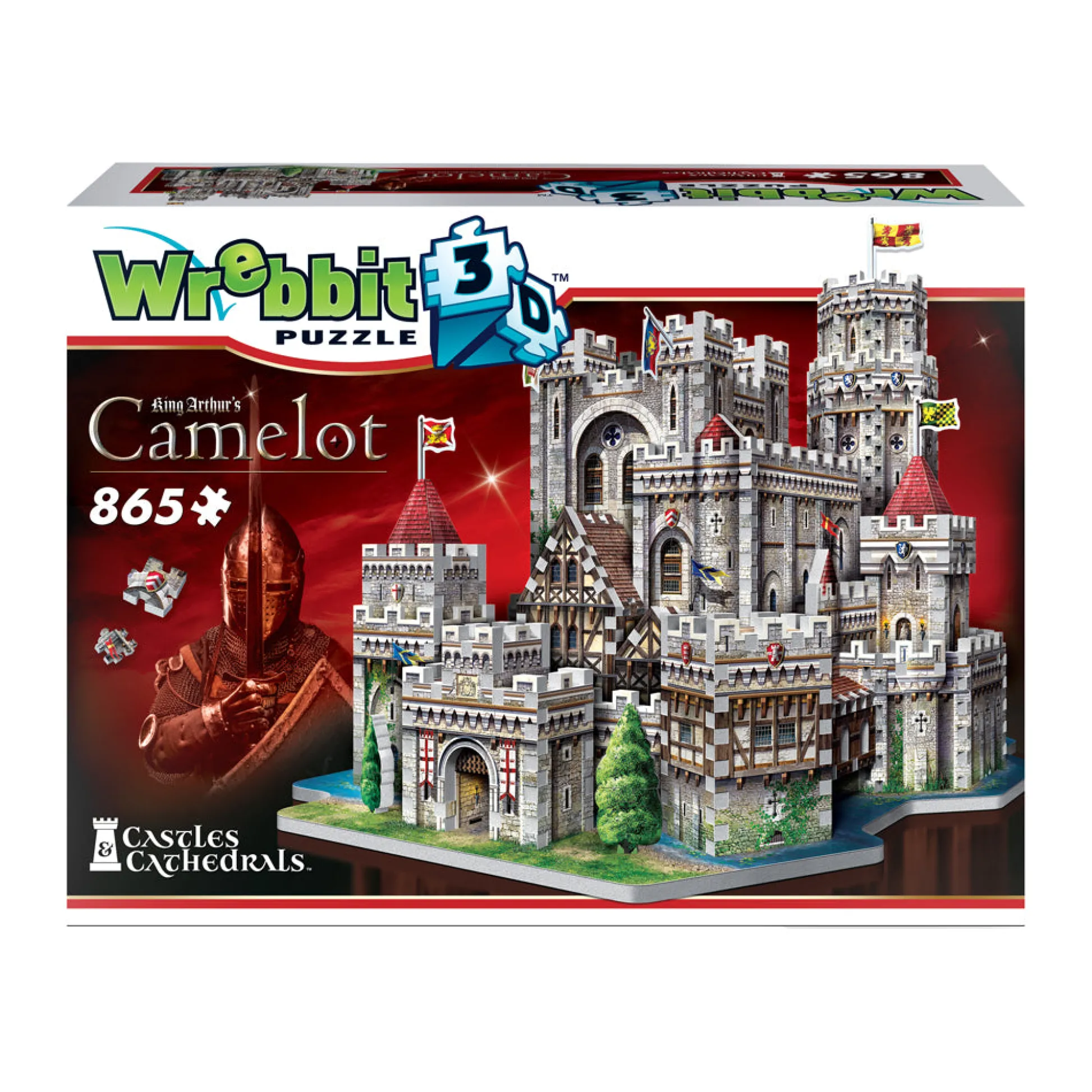 AreYouGame Wrebbit Castles & Cathedrals King Arthur's Camelot 3D Puzzle - 865 pc* Puzzles
